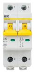 Выключатель автоматический модульный IEK 2п C 63А 6кА ВА47-60M MVA31-2-063-C