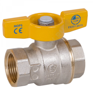 Кран шаровой с вн./вн. резьбой для газа 3/8″ Giacomini R731GAX002