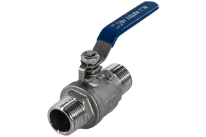Кран шаровый муфтовый двусоставной Newkey НР/НР (2PC) AISI304 DN25 (1″) (CF8) PN63