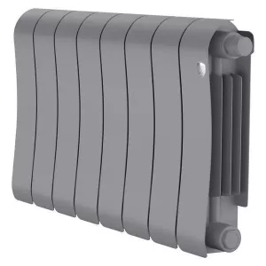 Радиатор биметаллический Royal Thermo Infinity 300 Noir Sable — 8 секц.