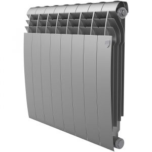 Радиатор биметаллический Royal Thermo BILINER B 500 Серебристый — 4 секц.