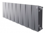 Радиатор биметаллический секционный Royal Thermo ilver Satin 300/100/16 боковое подключение цвет S