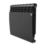 Радиатор биметаллический Royal Thermo BILINER B 350 Чёрный — 4 секц.