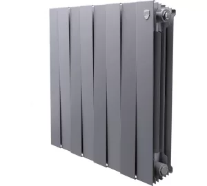 Радиатор биметаллический Royal Thermo PianoForte 500 Серебристый VR80 — 8 секц.