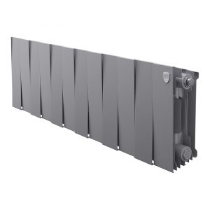 Радиатор биметаллический Royal Thermo PianoForte 200 Серебристый — 12 секц.