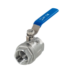 Шаровой кран Newkey муфтовый двусоставной нержавеющий (2PC), AISI304 DN32 (1_1/4″), (CF8), PN63