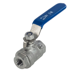 Шаровой кран Newkey двусоставной нержавеющий (2PC AISI304 DN10 (3/8″), (CF8), PN63