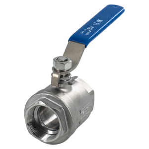 Шаровой кран Newkey муфтовый двусоставной нержавеющий (2PC), AISI316 DN80 (3″) (CF8M) PN63
