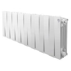 Радиатор биметаллический Royal Thermo PianoForte 300 Белый — 16 секц., Новый