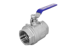 Шаровой кран Newkey муфтовый двусоставной нержавеющий6 DN10 (3/8″), (CF8M), PN63