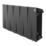 Радиатор биметаллический Royal Thermo PianoForte 300 Чёрный — 10 секц., Новый