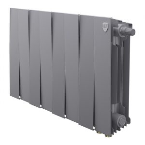 Радиатор биметаллический Royal Thermo PianoForte 300 Серебристый VR80 — 8 секц.