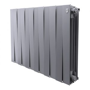 Радиатор биметаллический Royal Thermo PianoForte 500 Серебристый VR80 — 12 секц.