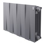 Радиатор биметаллический Royal Thermo PianoForte 300 Серебристый — 8 секц.