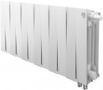 Радиатор биметаллический Royal Thermo PianoForte 300 Белый — 12 секц., Новый
