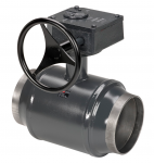 Кран шаровой стальной Danfoss JIP/G-WW с редуктором ду 500 с/с 065N0181G