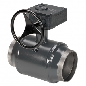 Кран шаровой стальной Danfoss JIP/G-WW с редуктором ду 250 с/с 065N0161G