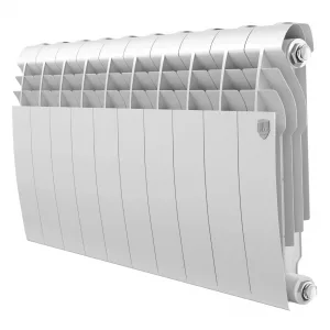 Радиатор биметаллический Royal Thermo BILINER B 350 Белый — 10 секц., Новый