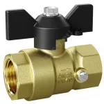 Шаровой кран LD д/ман лат Pride G1/2″ Ру40 м/м шар баб LD 44.342.15