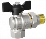 Шаровой кран LD 3/4″- 20 ВР-ГШ американка бабочка угловой LD Pride