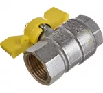 Шаровой кран LD Кран шаровой латунь никель газ Pride Ду 15 Ру40 ВР 007-8029 537156