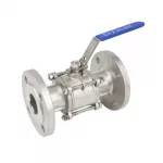 Кран шар Benarmo SS304 4131H 3-х сост Ду125 Ру16 фл полн