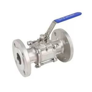 Кран шар Benarmo SS304 4131H 3-х сост Ду15 Ру16 фл полн
