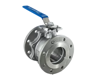 Кран шаровый фланцевый под привод нержавеющий (3PC), AISI304 DN32 (1_1/4″), (CF8), PN16