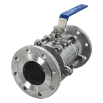 Кран шаровый фланцевый трехсоставной нержавеющий (3PC), AISI304 DN 125 (5″), (CF8M), PN16