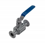 Кран шаровый Clamp DIN32676 нержавеющий, AISI304 DN50 (52мм), (CF8), PN8