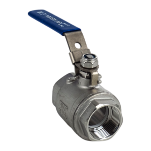 Шаровой кран Newkey муфтовый двусоставной с фиксатором нержавеющий (2PC), AISI304 DN25 (1″), (CF8), PN63