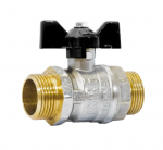 Шаровой кран LD Pride 47.25.Н-Н.Б (white)
