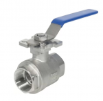 Кран шар Benarmo SS304 4020RA Ду40 Ру63 м/м полн п/эл рук