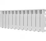 Радиатор отопления Stout SRA-3310-035012 STOUT GAMMA 350 12 секций радиатор алюминиевый боковое подключение (белый RAL 9010)