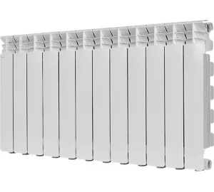 Радиатор отопления Stout SRA-3310-050012 STOUT GAMMA 500 12 секций радиатор алюминиевый боковое подключение (белый RAL 9010)