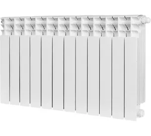 Радиатор отопления Stout TITAN VENTIL 500 12 секций радиатор биметаллический нижнее правое подключение (графит RAL 7024)