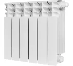 Радиатор отопления Stout SRB-3320-035006 TITAN VENTIL 350 6 секций радиатор биметаллический