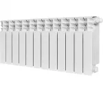 Радиатор отопления Stout STOUT TITAN VENTIL 350 12 секций радиатор биметаллический нижнее правое подключение (графит RAL 7024)