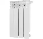 Радиатор отопления Stout TITAN VENTIL 500 5 секций радиатор биметаллический нижнее правое подключение (белый RAL 9016)