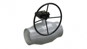 Кран шаровой цельносварной LD приварное соединение с редуктором неполнопроходной Ду250 Ру25