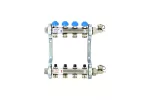 Коллектор Uni-fitt Н 1″ х 9 вых 3/4″ с балансировочными и термостатическими вентилями