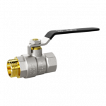 Кран шаровой латунный LD Pride 47.32 Ду32 В-Н рычаг стальной