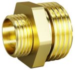 Ниппель переходной LD Pride DN 20х10 (3/4″НР х 3/8″НР) латунь