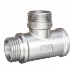 Тройник LD Pride DN15 (1/2″) ВР/НР/НР латунь никель