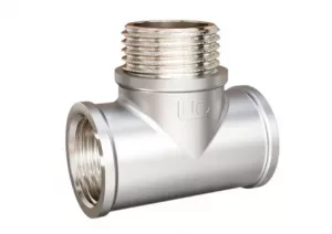 Тройник LD Pride DN15 (1/2″) ВР/НР/ВР латунь никель