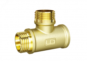 Тройник LD Pride DN15 (1/2″) ВР/НР/НР латунь