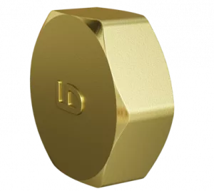 Заглушка LD Pride DN50 (2″) ВР латунь
