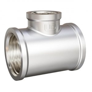 Тройник переходной LD Pride DN 25х20х25 (1″ВР х 3/4″ВР х 1″ВР) латунь никель с биркой