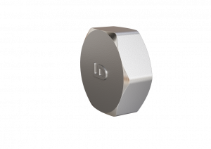 Заглушка LD Pride DN15 (1/2″) ВР латунь никель