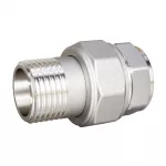 Сгон разъемный (американка) LD Pride DN40 (1 1/2″) ВР/НР латунь никель с биркой